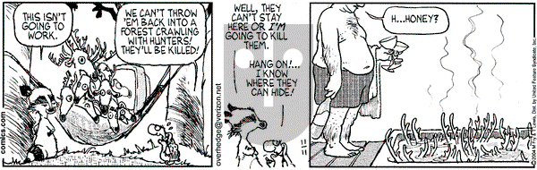 Over the Hedge on Friday December 17, 2004 Comic Strip