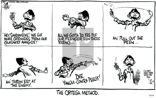 Pat Oliphant on Tuesday December 15, 1987 Comic Strip