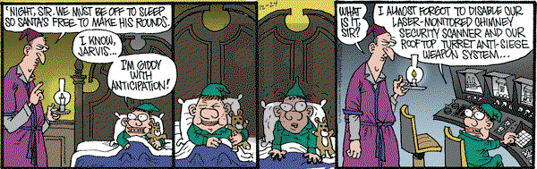 Monty on Saturday December 24, 2016 Comic Strip