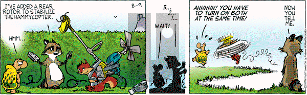Over the Hedge on Wednesday August 9, 2017 Comic Strip