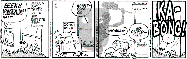 Over the Hedge on Tuesday October 19, 1999 Comic Strip