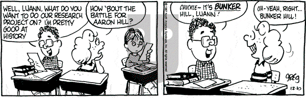 Luann on Thursday December 10, 1987 Comic Strip