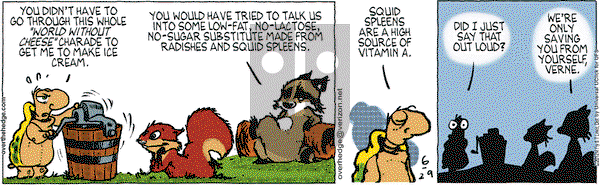 Over the Hedge on Friday June 29, 2012 Comic Strip