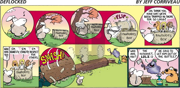 DeFlocked on Sunday August 16, 2015 Comic Strip