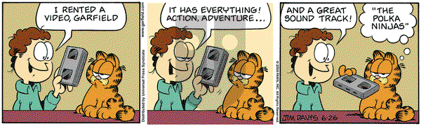 Garfield on Saturday June 26, 2004 Comic Strip