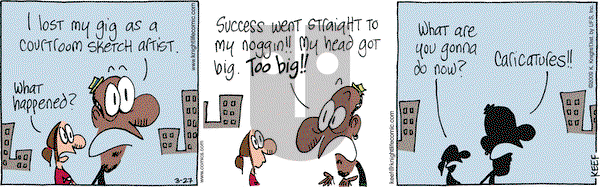 The Knight Life on Friday March 27, 2009 Comic Strip