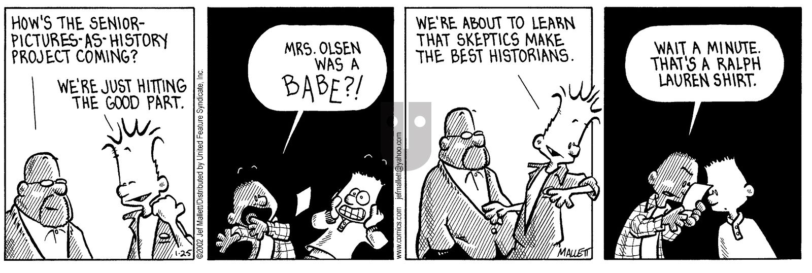 Frazz - Friday January 25, 2002 Comic Strip