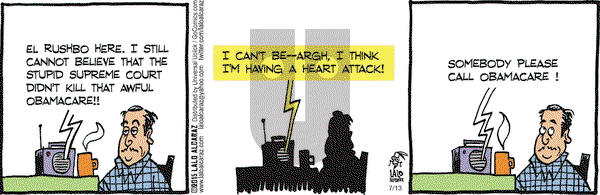 La Cucaracha on Monday July 13, 2015 Comic Strip