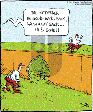 In the Bleachers on Thursday May 24, 2001 Comic Strip