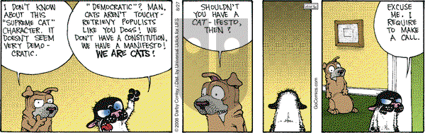 Get Fuzzy on Saturday August 27, 2016 Comic Strip