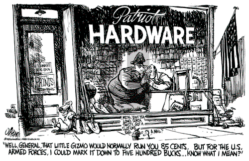 Pat Oliphant on Wednesday July 20, 1983 Comic Strip