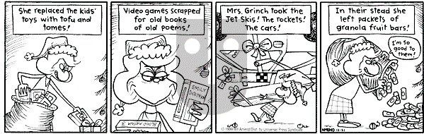 FoxTrot on Tuesday December 21, 1999 Comic Strip