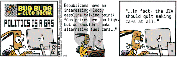 La Cucaracha - Friday March 16, 2012 Comic Strip
