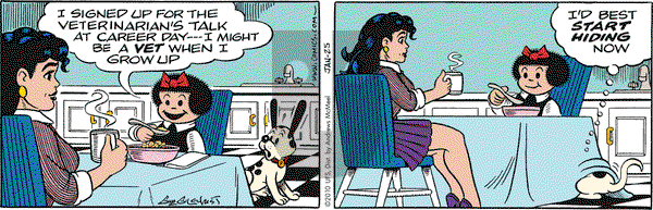 Nancy on Wednesday January 25, 2017 Comic Strip