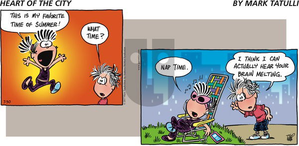 Heart of the City on Sunday July 30, 2017 Comic Strip