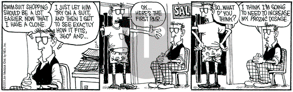 Monty on Saturday April 12, 2003 Comic Strip
