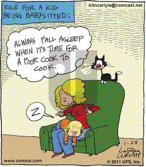 Kit 'N' Carlyle on Friday January 28, 2011 Comic Strip