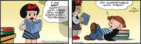 Nancy on Friday April 29, 2016 Comic Strip