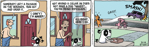 Pooch Cafe on Monday March 14, 2016 Comic Strip