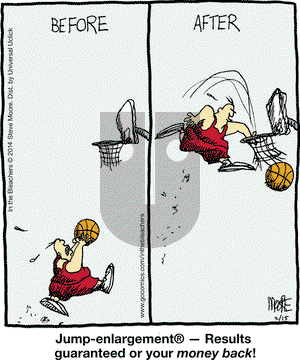 In the Bleachers on Saturday February 15, 2014 Comic Strip
