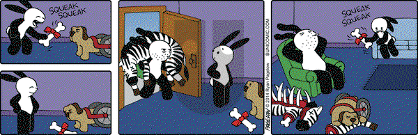 Buni on Wednesday April 2, 2014 Comic Strip