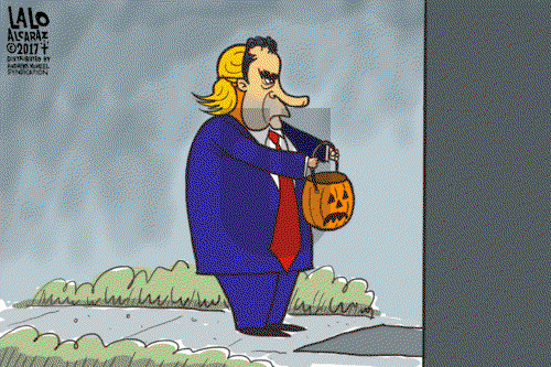 Lalo Alcaraz on Wednesday November 1, 2017 Comic Strip