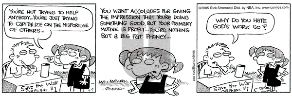 Soup to Nutz - Old on Thursday April 7, 2005 Comic Strip