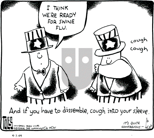 Tom Toles on Monday September 7, 2009 Comic Strip