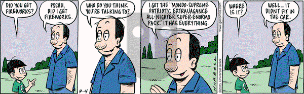 Adam@Home on Saturday July 4, 2015 Comic Strip