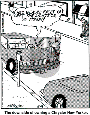 Close to Home on Monday August 14, 2000 Comic Strip