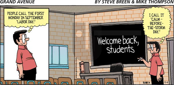Grand Avenue on Sunday September 4, 2016 Comic Strip