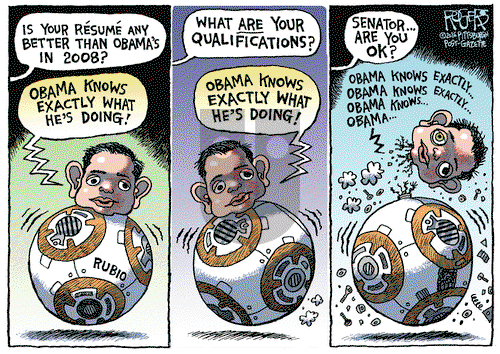 Rob Rogers on Tuesday February 9, 2016 Comic Strip