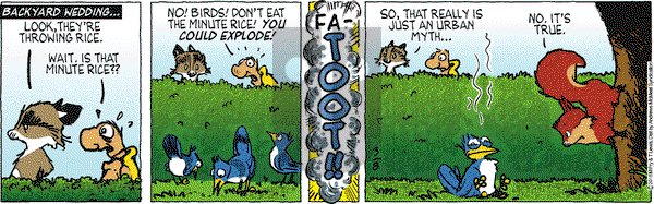 Over the Hedge on Thursday March 8, 2018 Comic Strip