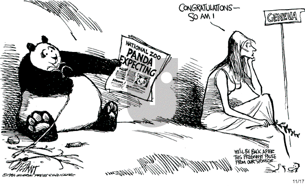 Pat Oliphant - Sunday November 17, 1985 Comic Strip