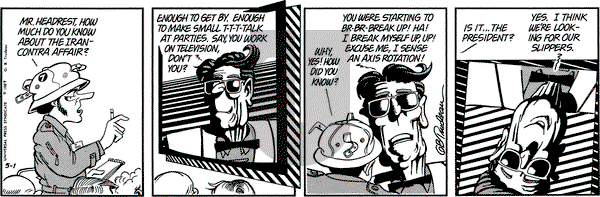 Doonesbury on Friday May 1, 1987 Comic Strip