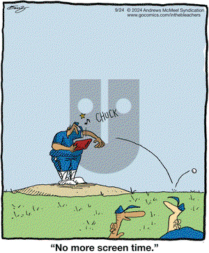In the Bleachers - Tuesday September 24, 2024 Comic Strip