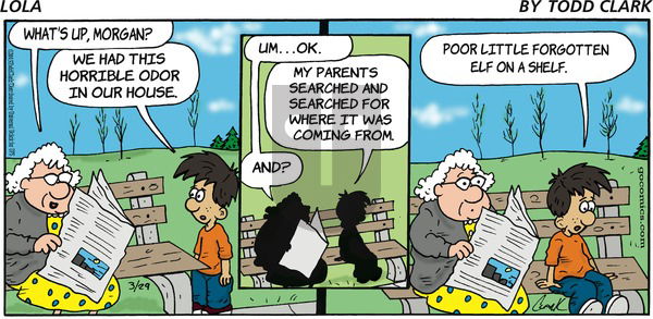 Lola on Sunday March 29, 2015 Comic Strip