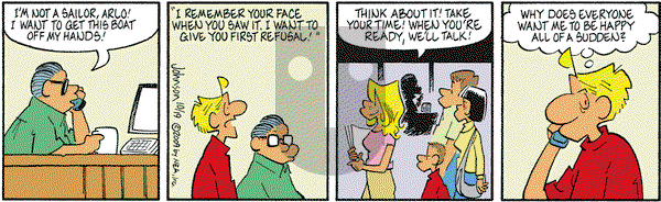 Arlo and Janis on Monday October 19, 2009 Comic Strip