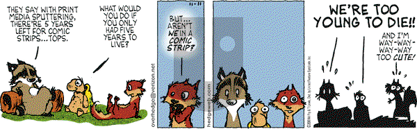 Over the Hedge on Wednesday November 11, 2009 Comic Strip