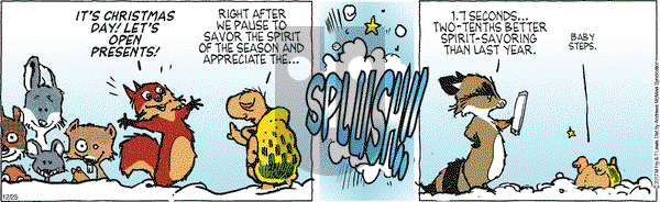 Over the Hedge on Monday December 25, 2017 Comic Strip