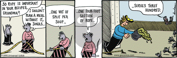 Overboard on Tuesday February 3, 2015 Comic Strip
