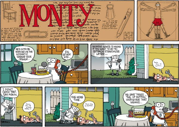 Monty on Sunday October 16, 2016 Comic Strip