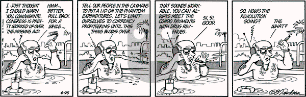 Doonesbury on Wednesday June 25, 1986 Comic Strip