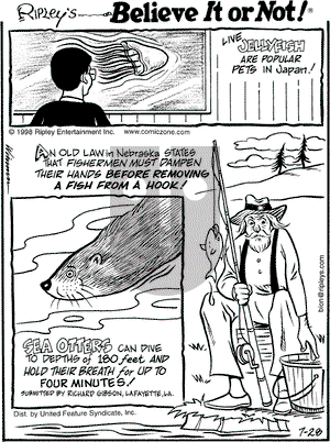 Ripley's Believe It or Not on Tuesday July 28, 1998 Comic Strip