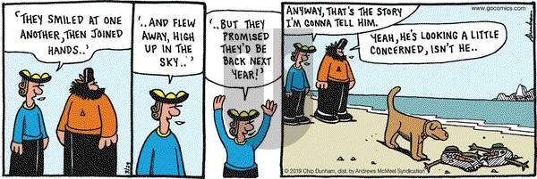 Overboard on Friday March 29, 2019 Comic Strip
