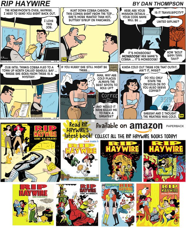 Rip Haywire on Sunday December 8, 2019 Comic Strip