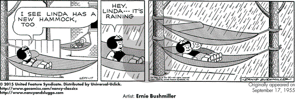 Nancy Classics on Thursday September 17, 2015 Comic Strip