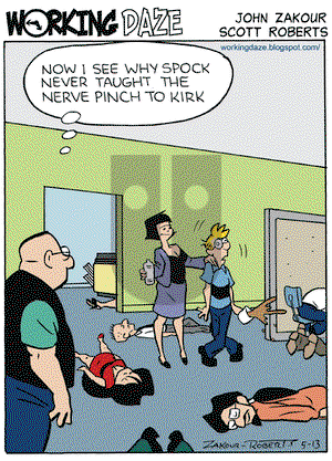 Working Daze on Wednesday May 13, 2009 Comic Strip