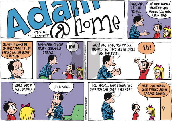 Adam@Home on Sunday April 5, 2009 Comic Strip