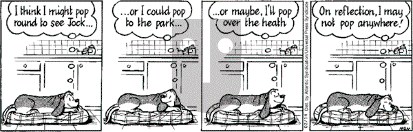 Fred Basset on Wednesday February 14, 2007 Comic Strip